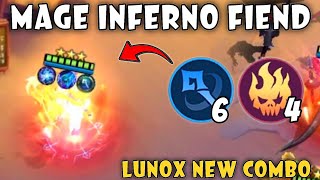 LUNOX MAGE INFERNO FIEND !! NEW META COMBO !! MAGIC CHESS MOBILE LEGENDS