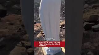 Imagens de Jesus e Maria ficam intactas após incêndio #oraçõesmilagrosas #jesus