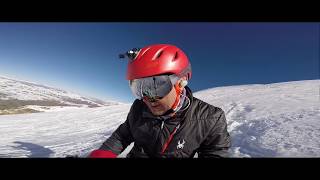 Skiing in Valle Nevado ski Colorado July 2017 Chile