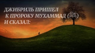 ДЖИБРИЛЬ ПРИШЕЛ  К ПРОРОКУ МУХАММАД (ﷺ) И СКАЗАЛ: