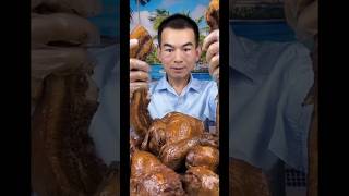 Super expert in eating roast pork and chicken#sorts #shortvideo