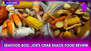 Seafood Boil, Joe's Crab Shack Food Review, Snowcrab, Dungeness Crab, Lobster Tail, Shrimp