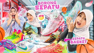 SAPATU DINAR JEBOL, DINAR BELI SEPATU BASKET BARU KEREN DI MALL😎🥳 #trending