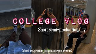 COLLEGE VLOG| mental health check In | practice, ice cream mukbang | Janae Brittany