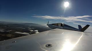 Electric Airplane Sonex Xenos, KWVI to KCVH (Wing Cam in 4k!) RC 0001 220105121811