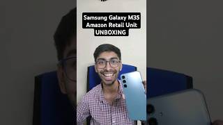 Samsung Galaxy M35 Amazon Retail unit unboxing Daybreak Blue #samsung #galaxym35 #smartphone