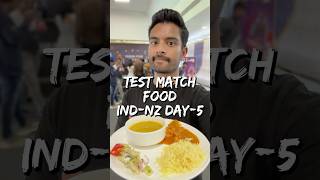 Disappointing 5th Day at Ind Vs Nz Test Match!! 🏏🏟️🍛