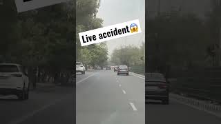 Live accident captured dashcam #funny #xuv700 #mahindra #suv #car #accidentnews