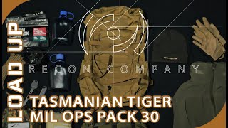 LOAD UP - Was passt alles in den MIL OPS PACK 30 Einsatzrucksack von Tasmanian Tiger