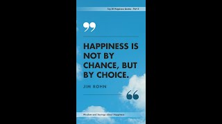 Top 20 Happiness Quotes - Part 4: Wisdom and Sayings about Happiness  #Shorts