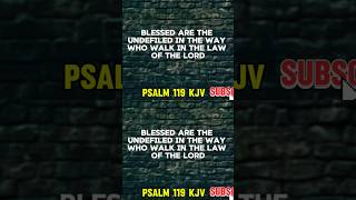 #psalm119 #kjv