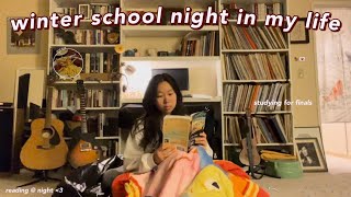 holiday night routine (senior year)! productive self care school night in my life: winter night vlog