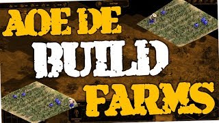 Age of Empires Definitive Edition - How to build farms (AoE DE)