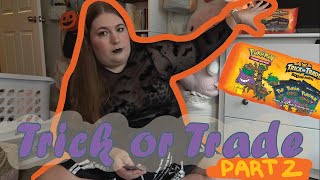 Opening Trick Or Trade Pokemon Booster Packs With Courtney P2