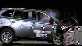 Crash Test 2013 - Mitsubishi Outlander (Frontal Offset) JNCAP