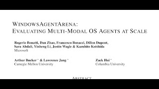 [QA] WINDOWS AGENT ARENA: Evaluating Multi-Modal OS Agents at Scale