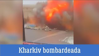 Kharkiv bombardeada, Pelo menos 10 mortos em bombardeio