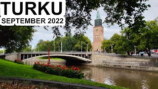 Walking in Turku, Finland - Early September 2022