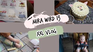 Mira wird 13🥳 I Torte backen I kleine Einblick zur Arbeit bei Instagram I Familien-Vlog I Bea