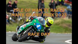 ISLE OF MAN TT RACES-MANX GRAND PRIX 2023-RACE DAY HIGHLIGHTS-FROM THE MOST CRAZY JUMP IN MOTORSPORT