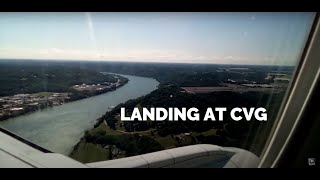 Landing at Cincinnati Northern Kentucky International Airport (CVG) | Arriving from Chicago