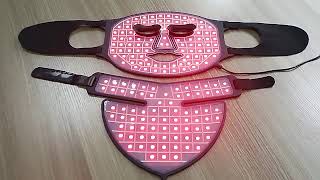 Red Light Photon Therapy Flexible Silicone LED Face Mask