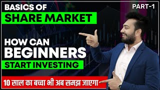 Share Market Basics For Beginners - Part 1 | How To Start Investing In Stock Market? | Hindi