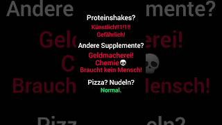 Supplemente sind böse!!1!!1 #protein #Gesundheit