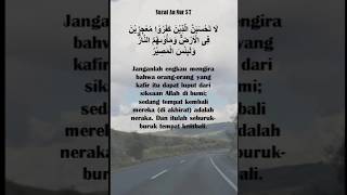 Surat An Nur 57: Tempat Kembali Yang Buruk | Petikan Ayat Al Quran