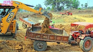 #jcb #tractorlife Jcb 3dx tractor video||Small pond  size to increas by 3Mahindra && JCB 3dX ultra||