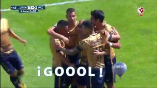 Gol de Pumas 1-0 Pachuca