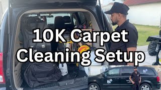 Budget Carpet Cleaning Van Tour: 10K Setup