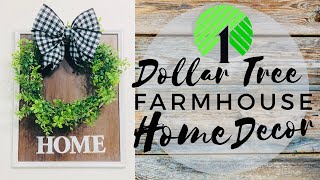 Dollar Tree Farmhouse Wall Decor | DIY Farmhouse Home Decor