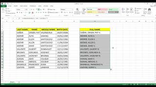 Excel Tutorial, How to compute age in Excel