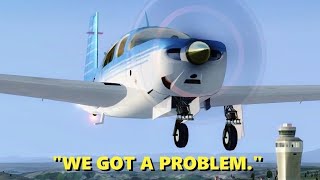 Pilot Has GEAR FAILURE in Flight Simulator X (Multiplayer)