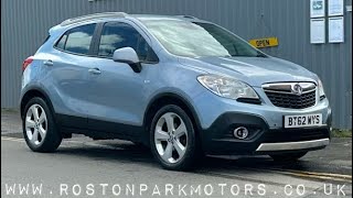 2012 (62) Vauxhall Mokka 1.7 CDTi Exclusiv 5dr just 60k miles for sale @rostonparkmotors Nuneaton