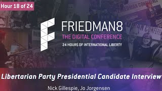 18.Libertarian Party Presidential Candidate Interview | Friedman 8