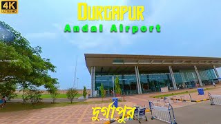 Durgapur andal airport 4k Drive video - দুর্গাপুর