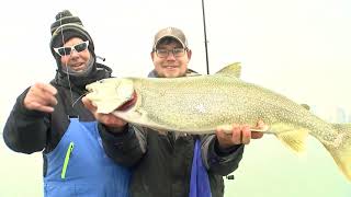 Chasin' Lakers on Lake Michigan with The Rattlin Google Eye Jig by Acme Tackle