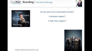 Branding Video Blog:  Brand Message VI