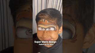 Donkey Kong mask #facepainting #facepaint #tutorial #tutorials #mario #mariobros #donkeykong