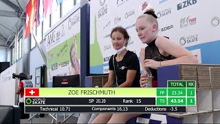 AWC22 - Zoe Frischmuth - Free: Long Program Junior (22.05.2022)