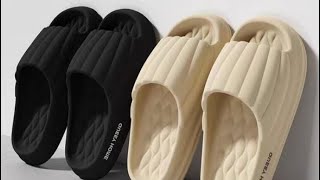 Unboxing dan Temukan VOOVA Sandal Pria Wanita Karet Jelly/ Sendal Flat Selop Rumah/Sandal Empuk