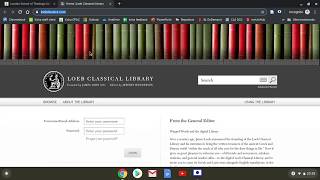 sign-in to Loeb Classics ebooks