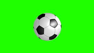 Soccer Ball Animation/ Footage Green Screen