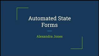 Automated Form Audit of the U.S.: Summer Research Project (September 2020 A2J New User Webinar)