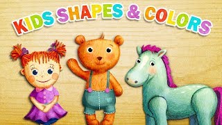 Kids Shapes & Colors Preschool - Baby Learn Colors and Shapes Educational Puzzles Games