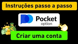 Como criar uma conta Pocket Option - Tutorial de cadastro no Pocket Option