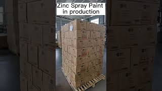 Zinc Spray Paint in production #spraypaint #zinc