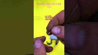 Trik menyalakan LED 12 volt ke 220 volt #music #lyrics #cover #video #song